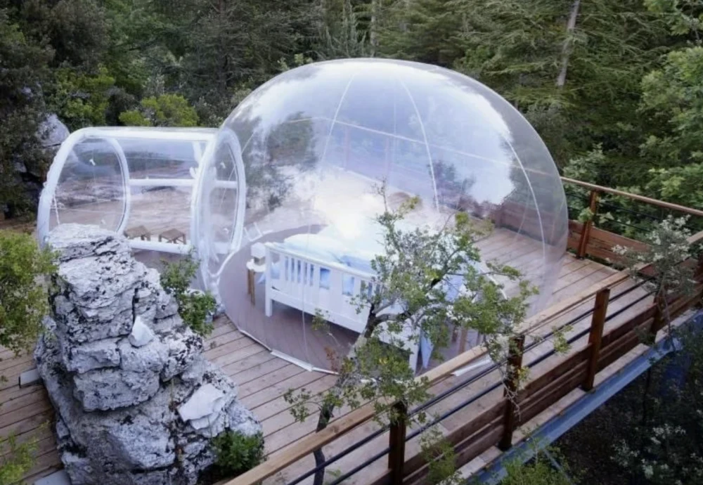 plastic bubble tent